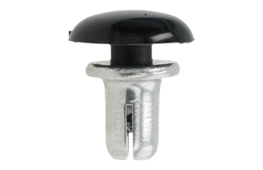 アルミ ARリベット なべ頭 (本体アルミ/ピン ナイロン製)(AR-B黒)(フジロック)